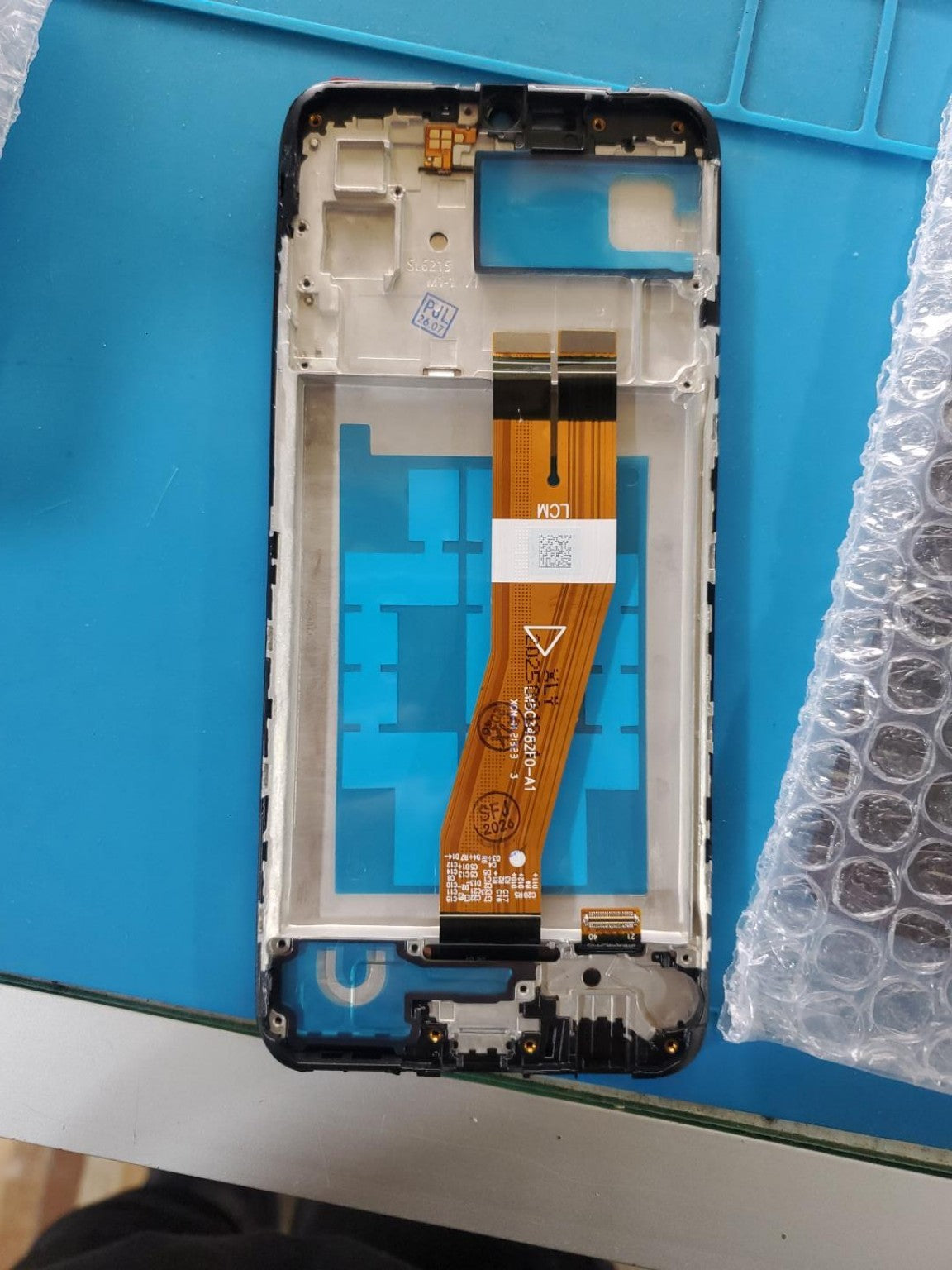 Samsung A03 Original con marco - reverso