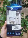 Beotes Cargador 3,1A con Cable USB-C
