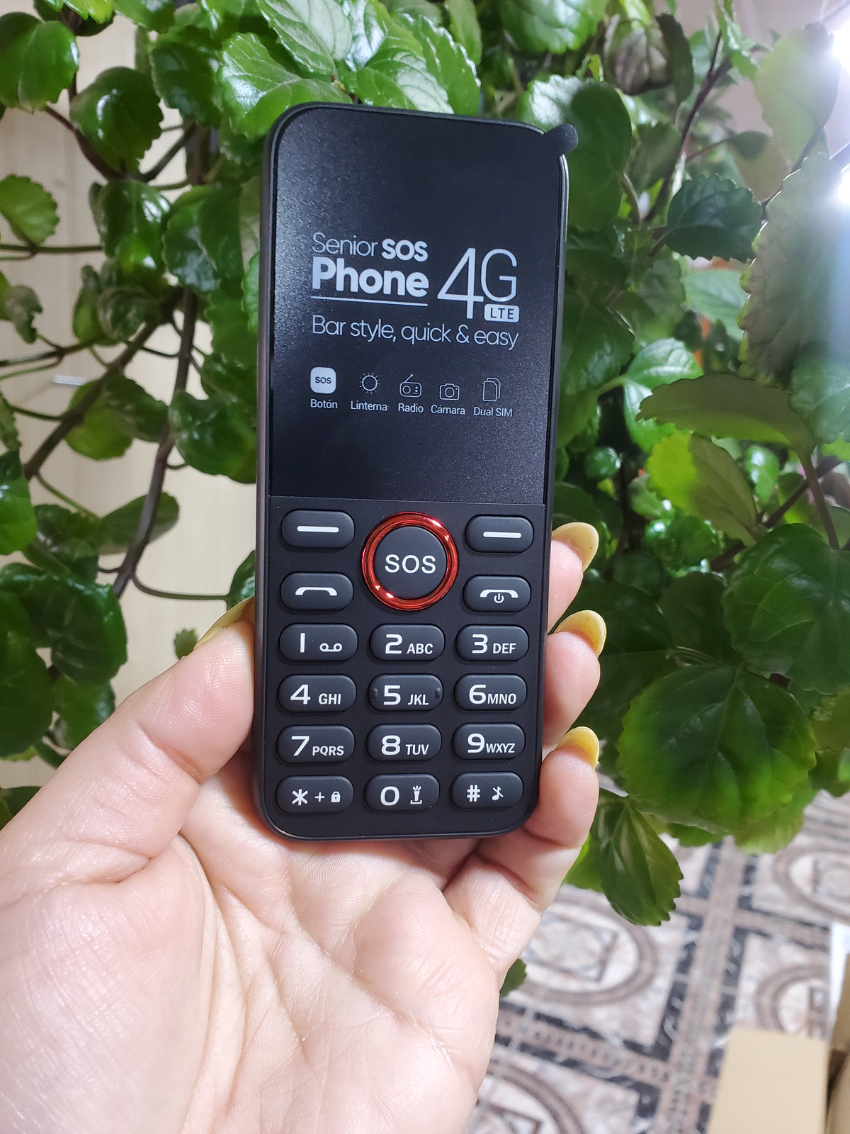 MLAB Senior Phone 9556 4G LTE Dual SIM SOS Negro