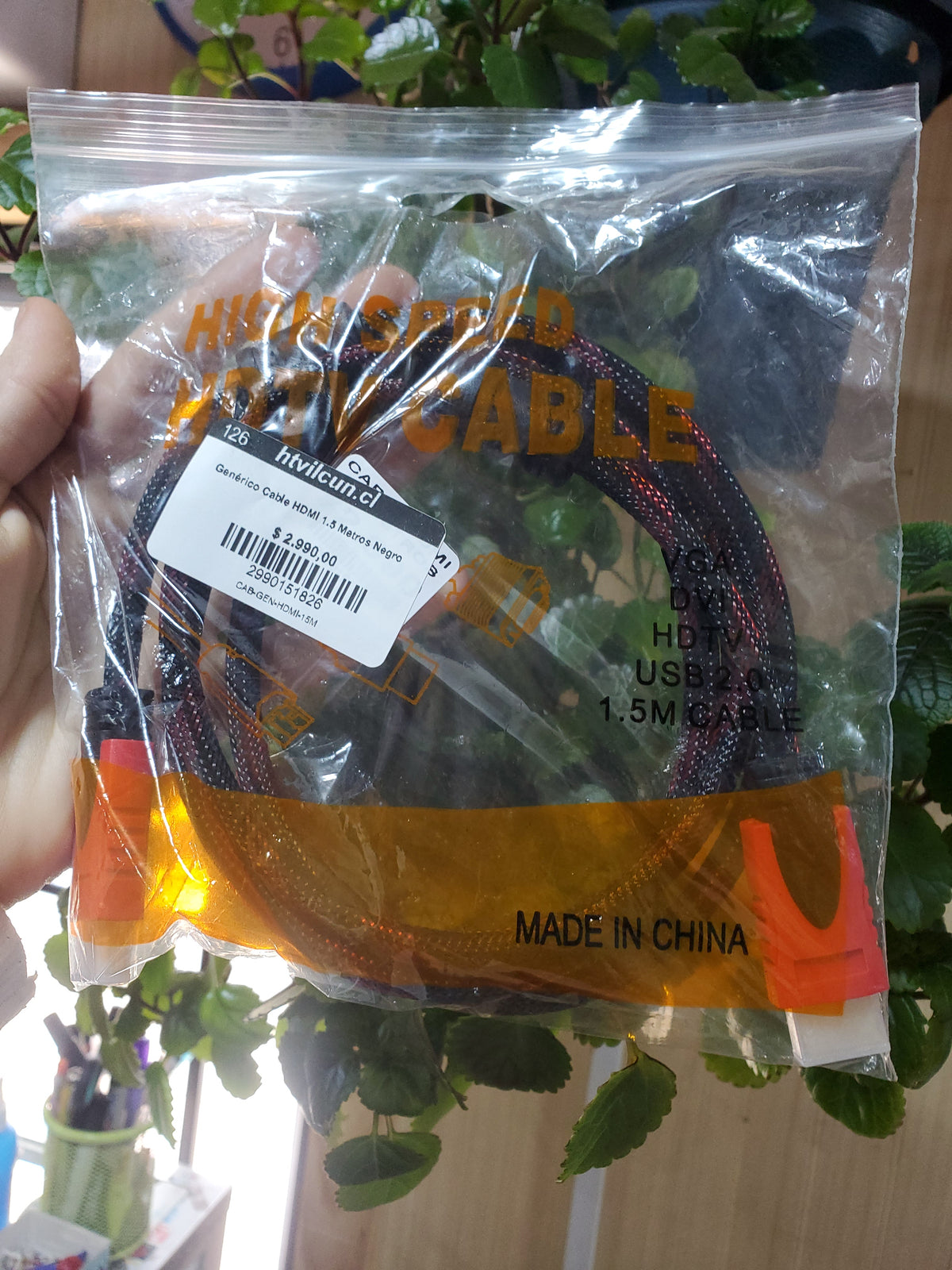 Genérico Cable HDMI 1.5 Metros Negro