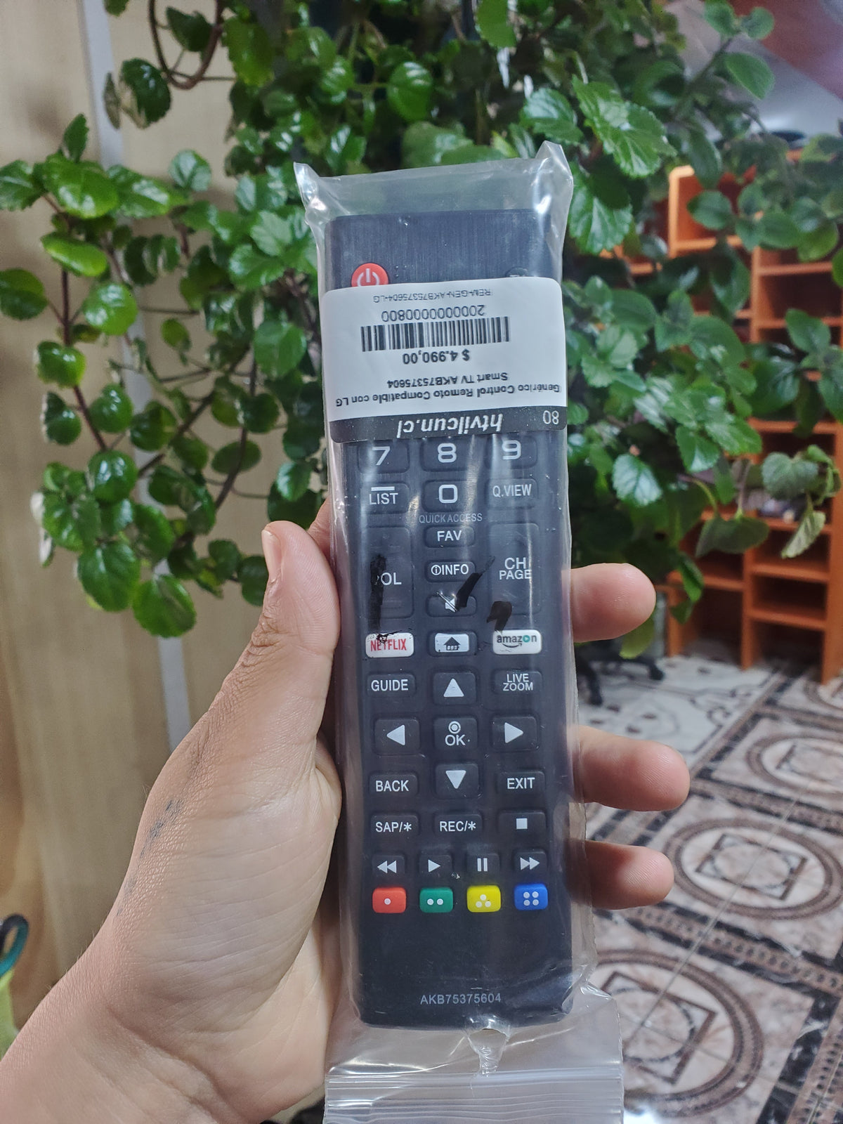 Genérico Control Remoto Compatible con LG Smart TV AKB75375604