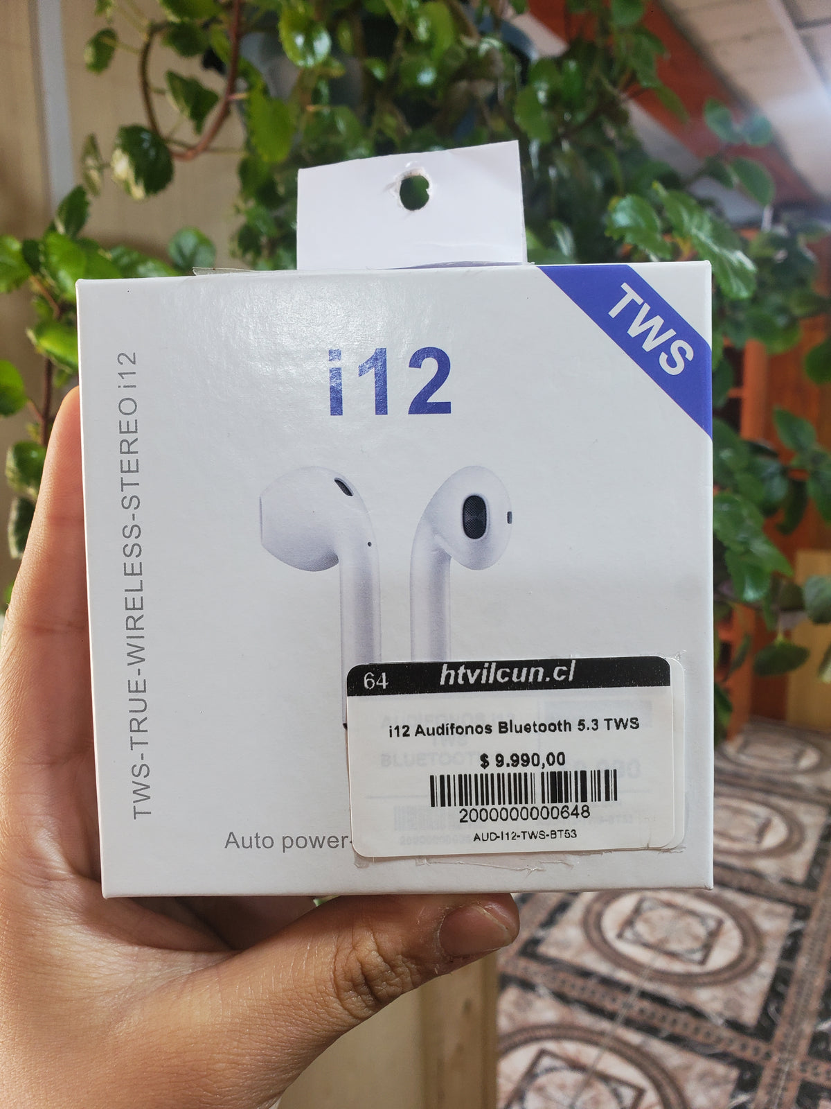 i12 Audífonos Bluetooth 5.3 TWS
