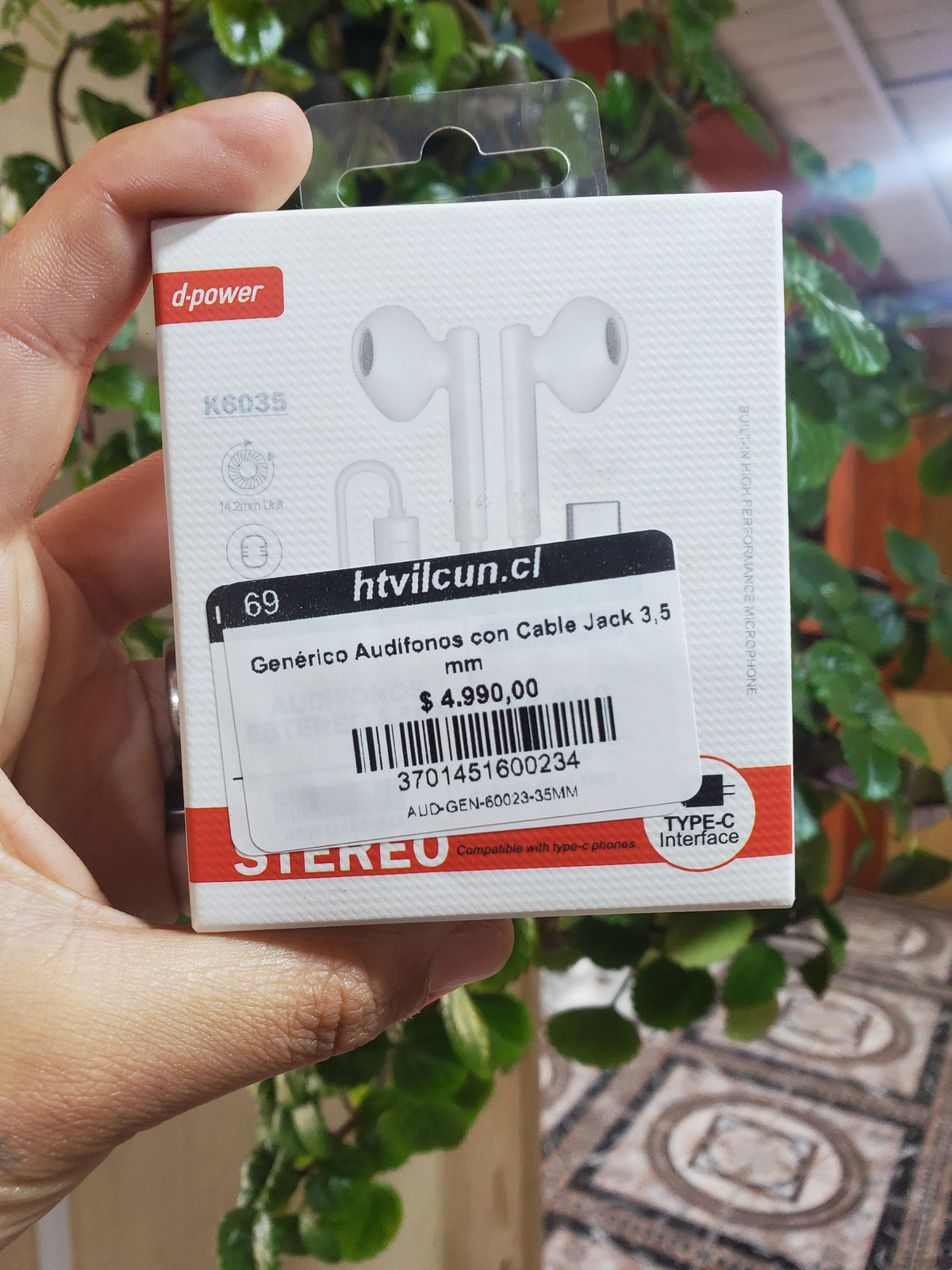 Genérico Audífonos con cable tipo C
