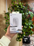 Genérico Mouse Dual Bluetooth + USB 2.4G RGB Recargable Blanco