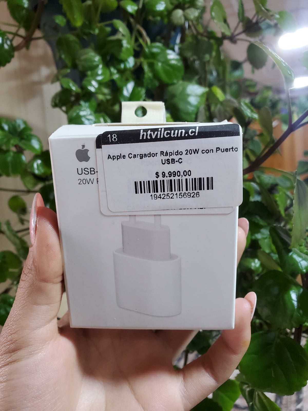 Apple Cargador Rápido 20W con Puerto USB-C
