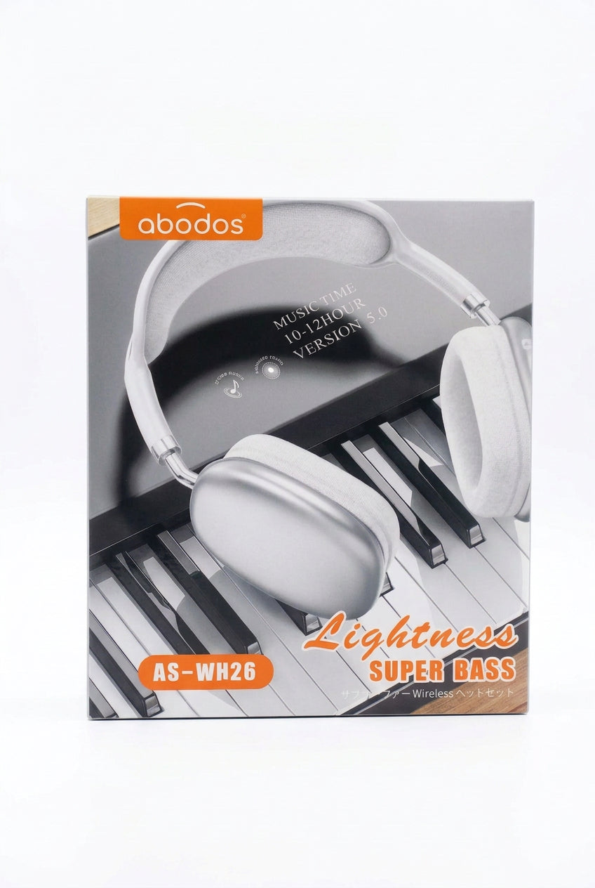 Abodos Audífonos Inalámbricos Over-Ear Super Bass AS-WH26