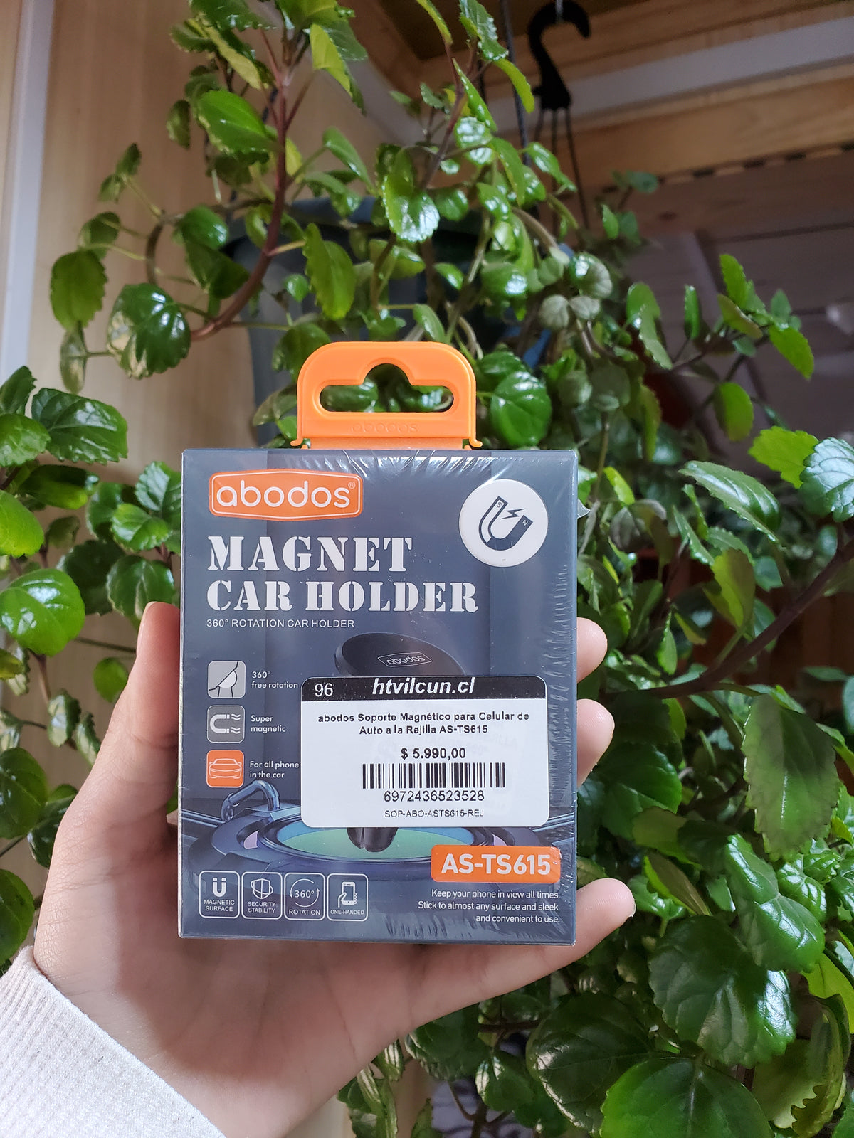 abodos Soporte Magnético para Celular de Auto a la Rejilla AS-TS615